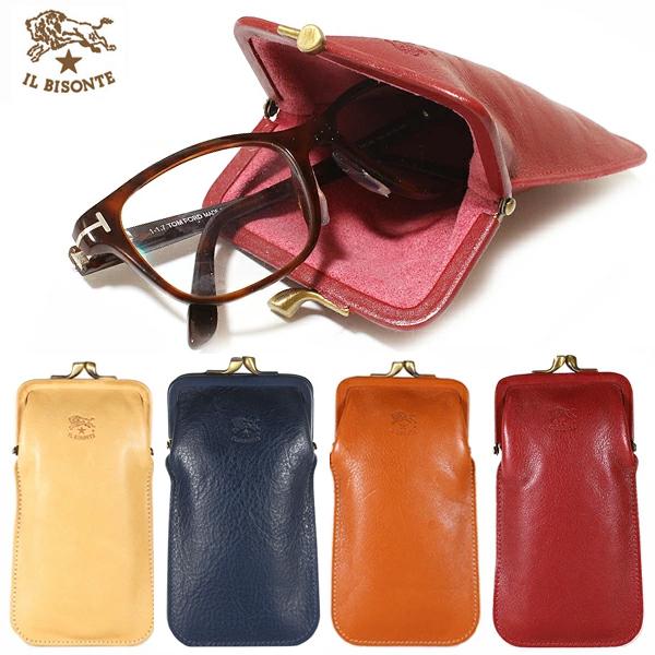 イルビゾンテ メガネケース マルチケース Il Bisonte メンズ レディース レザー 本革 がま口 小物入れ C0672 P 本革 Ilbisonte C0672 Arcole Plus 通販 Yahoo ショッピング