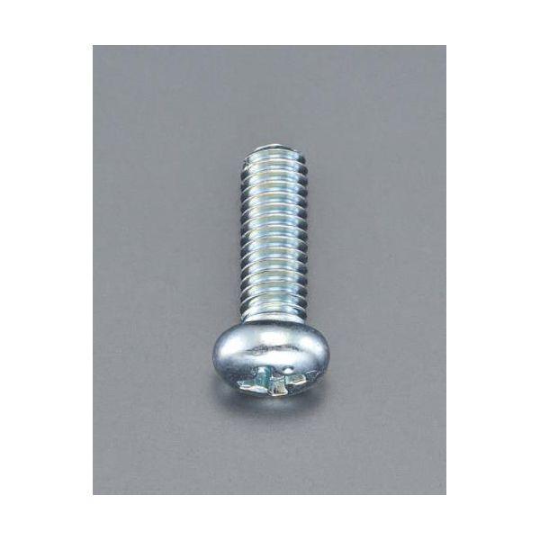 エスコ EA949NE-645 Ｍ６ ｘ４５ｍｍ ユニクロメッキ ナベ頭小ネジ ６コ EA949NE645【キャンセル不可】
