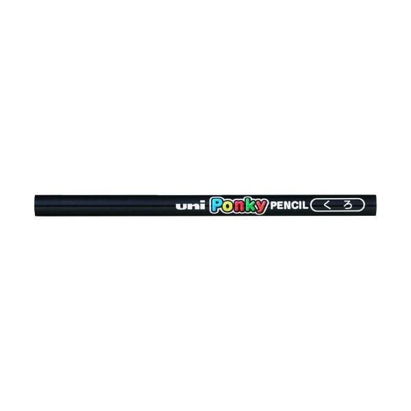 三菱鉛筆 ｕｎｉ K800.24 色鉛筆ポンキー単色 黒 408-8662