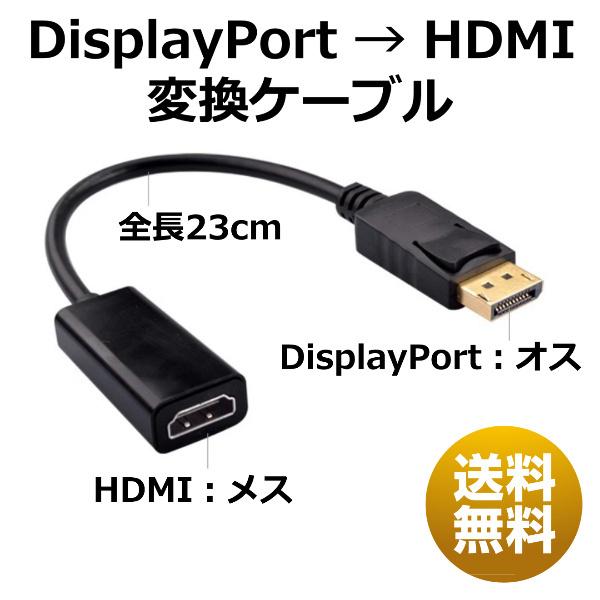 ディスプレイポート HDMI 変換 ケーブル アダプタ アダプター DP 