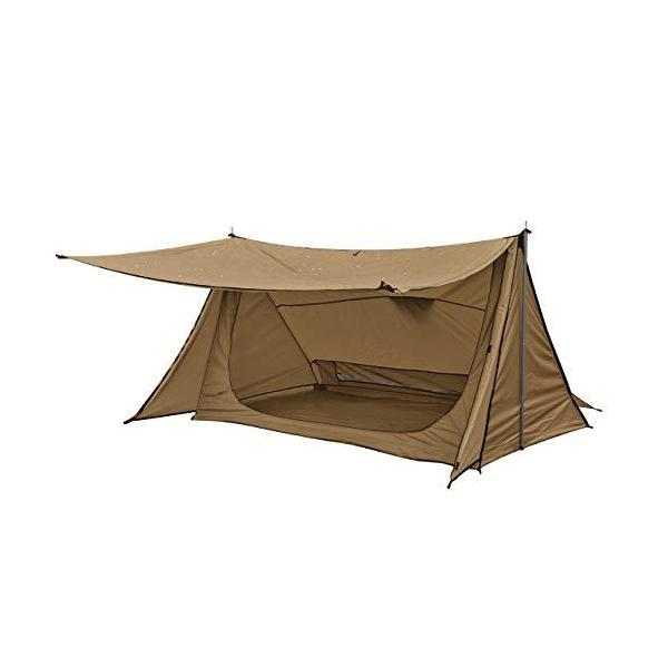 即日出荷 新品 パップテント ソロキャンプ 軽量 ポール2本 収納付き 24時間限定