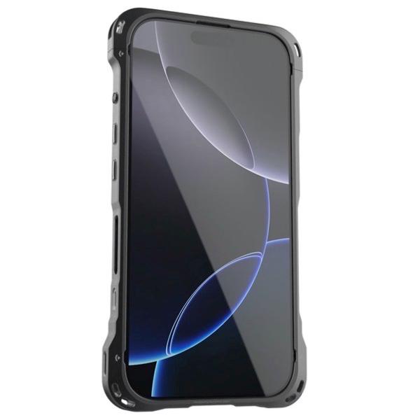 【未使用品・セット】Alumania iPhone 16Pro　アルマニア アルミフルビレット保護バンパーケース EDGE LINE for iPhone 16 Pro