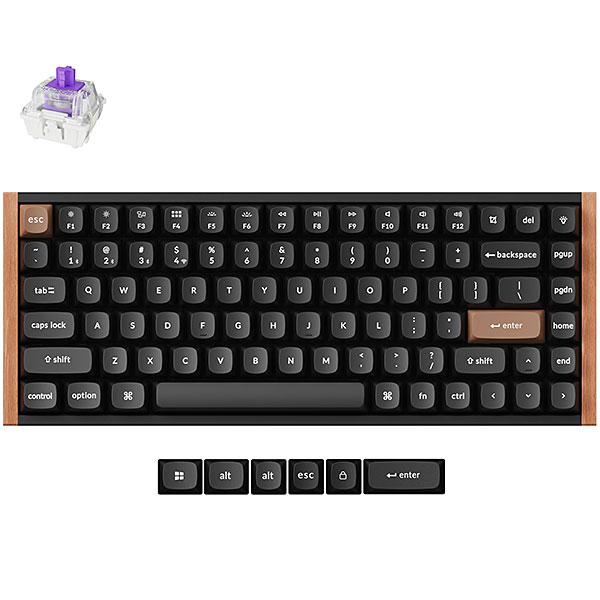 他サイト： Keychron K2 HE スペシャルエディション QMK 英語配列 Gateron ダブルレール・マグネティックスイッチ キーボード ブラックの商品画像