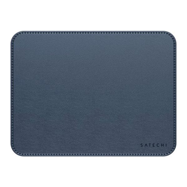 Satechi サテチ Vegan-Leather Premium Mouse Pad ヴィーガンレザープレミアムマウスパッド Blue PST-LMPB