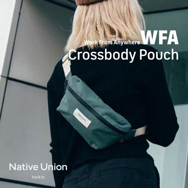 Native Union ネイティブユニオン WFA Crossbody Pouch クロスボディポーチ Slate Green CROS-POUCH-GRN