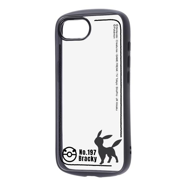 iPhone 17e / 16e ケース ブラッキー ポケモン ポケットモンスター Puffull ハイブリッドケース ブラッキー_シルエット