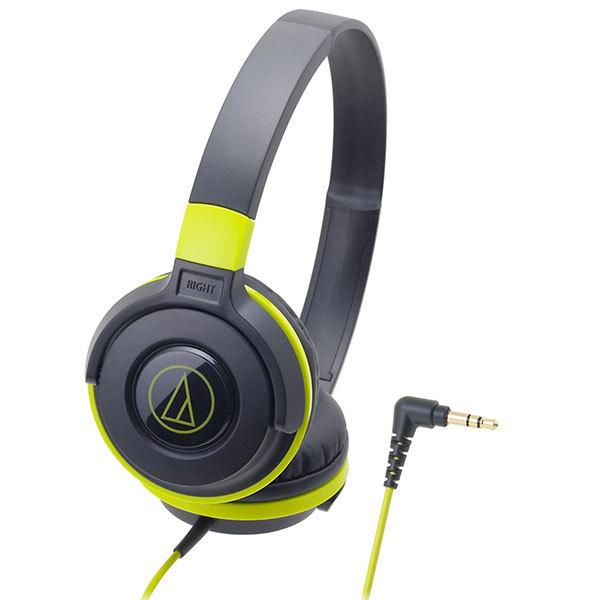 Audio technica オーディオテクニカ ポータブルヘッドホン ブラック/グリーン ATH-S100 BGR