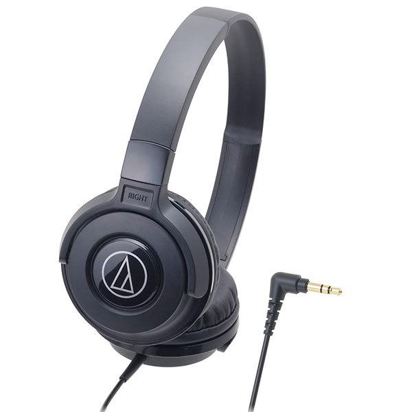 Audio technica オーディオテクニカ ポータブルヘッドホン ブラック ATH-S100 BK