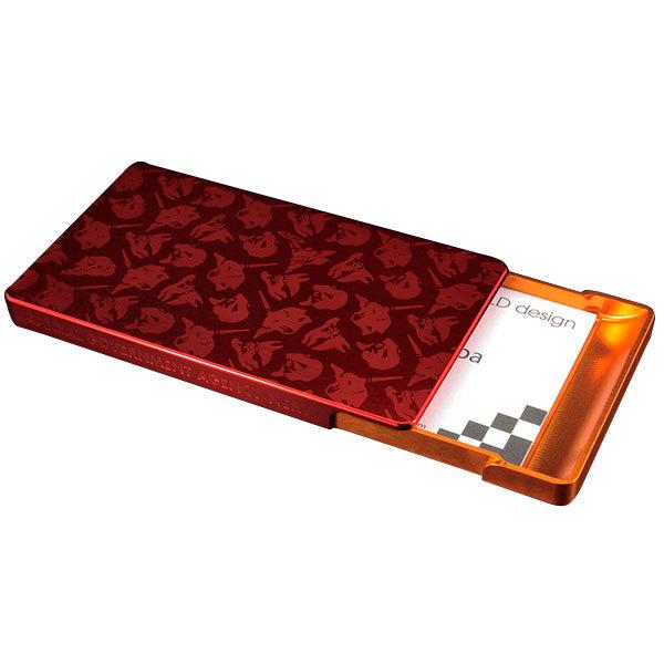 GILD design ギルドデザイン ジュラルミン削り出し名刺入れ EVA DURALUMIN CARD CASE YellowxRed (2号機) GM-176