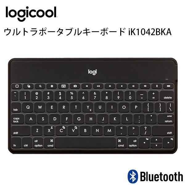 LOGICOOL ロジクール Keys-To-Go Bluetooth ワイヤレス ウルトラポータブルキーボード iK1042BKA ブラック