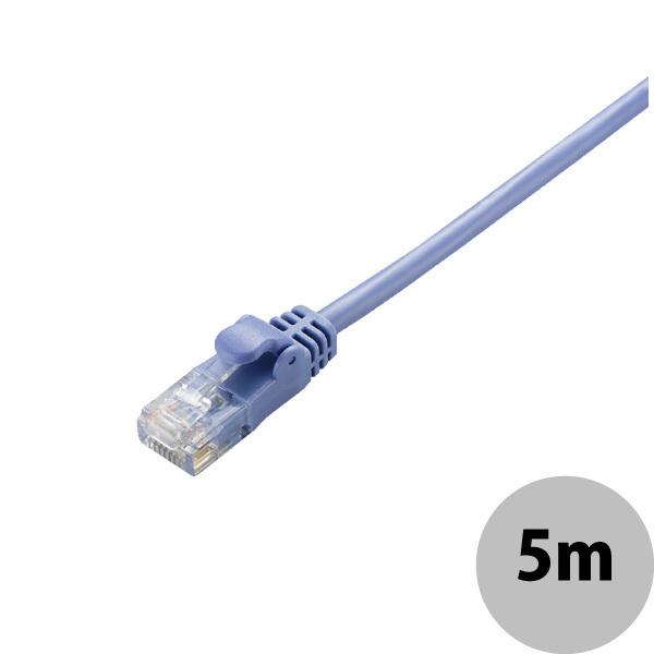 �G���R�� ELECOM Gigabit ���炩LAN�P�[�u��Cat6���� 5m �u���[ LD-GPY/BU5
