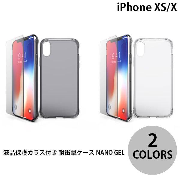 ITSKINS x MiraiSell iPhone XS / X �ϏՌ��P�[�X NANO GEL �t���ی�K���X�t��  �C�b�L���Y �~���C�Z��