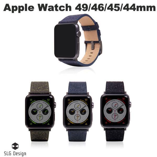 SLG Design Apple Watch 49 / 45 / 44 / 42mm バンド Wax Canvas エスエルジー デザイン