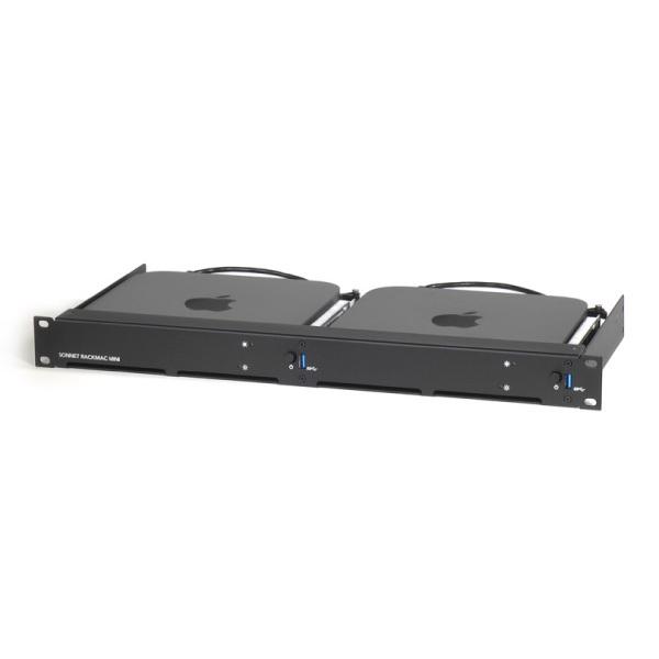 SONNET ソネット テクノロジー RackMac mini - 1U Rack Kit for 2 Mac minis RACK-MIN-2XA