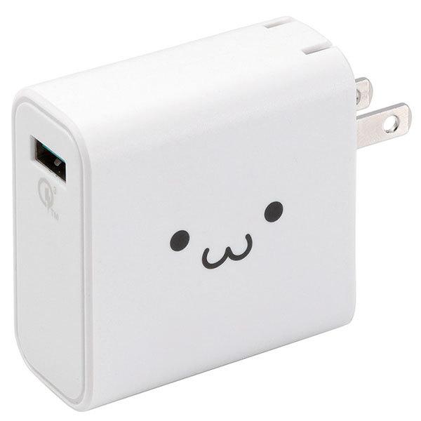 GR ELECOM X}[gtHE^ubgpAC[d / QuickCharge3.0Ή / USB1|[g / 18W zCgtFCX MPA-ACUQ01WF lR|Xs