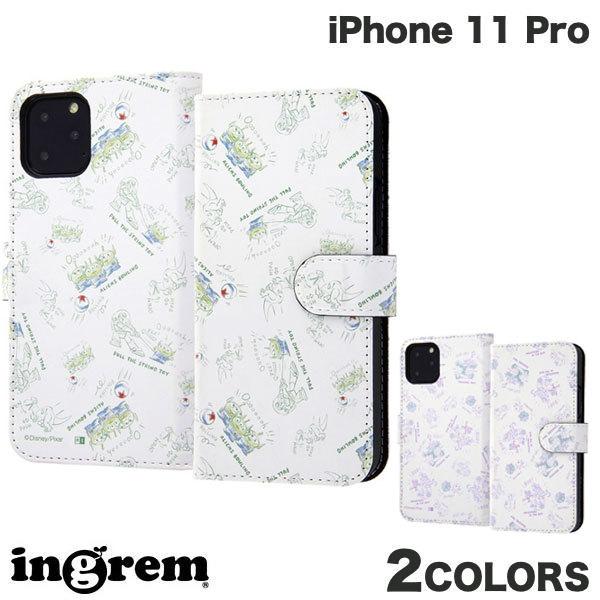ingrem iPhone 11 Pro ディズニー・ピクサーキャラクター 手帳型アートケース マグネット  イングレム