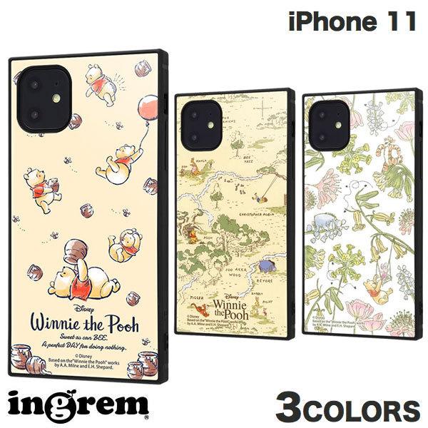 ingrem iPhone 11 / XR くまのプーさん 耐衝撃ハイブリッドケース KAKU  イングレム