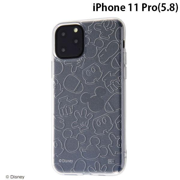 Ray Out レイアウト iPhone 11 Pro ディズニー TPUソフトケース キラキラ ミッキー RT-DP23A/MKM