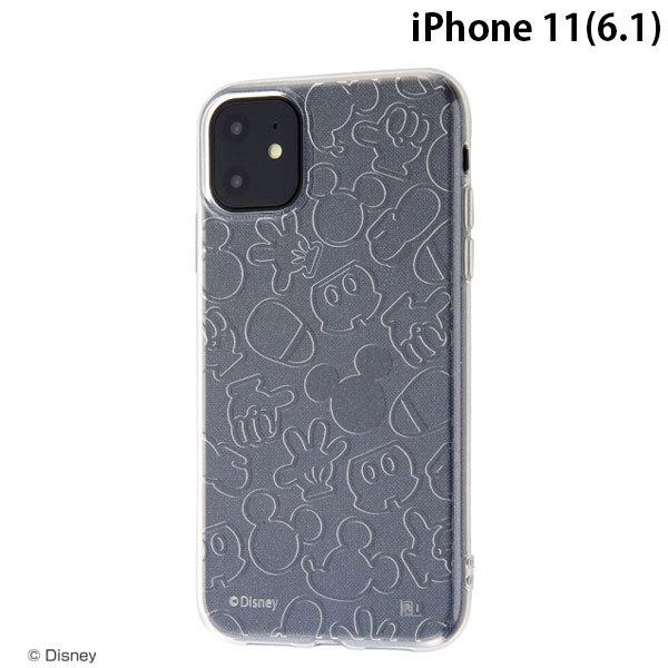 Ray Out レイアウト iPhone 11 ディズニー TPUソフトケース キラキラ ミッキー RT-DP21A/MKM
