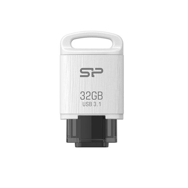 SiliconPower シリコンパワー 32GB Mobile C10 USB3.1 (Gen1) フラッシュメモリ Type-C対応 ホワイト SP032GBUC3C10V1W
