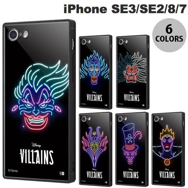 ingrem iPhone SE 第3世代 / SE 第2世代 / 8 / 7 ディズニーヴィラン ネオンサイン 耐衝撃ケース KAKU トリプルハイブリッド イングレム