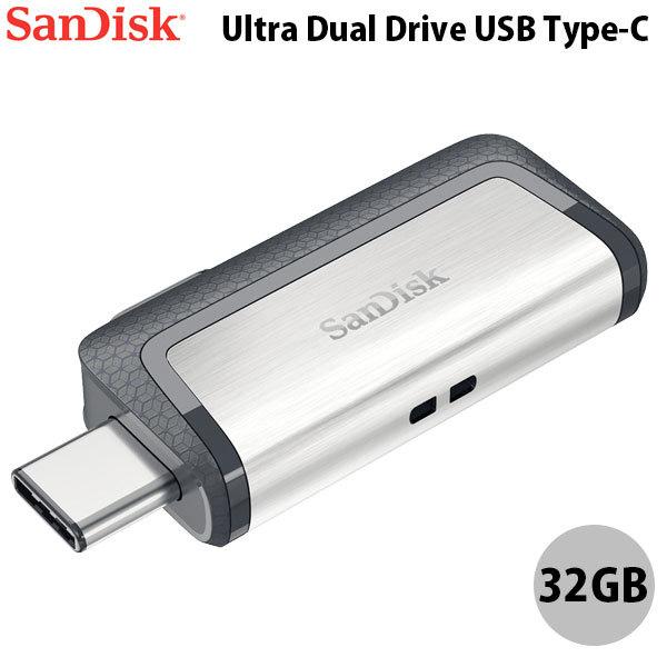 SanDisk TfBXN 32GB Ultra Dual Drive USB Type-C &amp; USB A USB 3.1 Gen 1 / USB 3.0 Flash Drive COpbP[W SDDDC2-032G lR|X