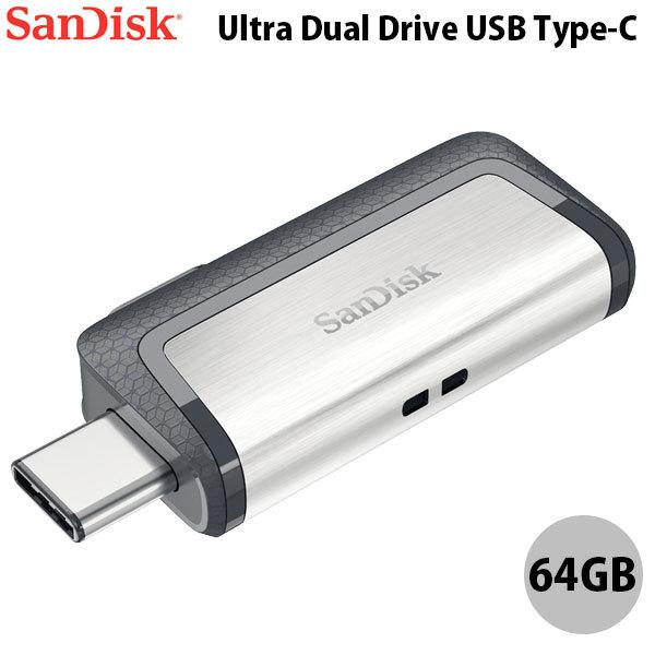 SanDisk TfBXN 64GB Ultra Dual Drive USB Type-C &amp; USB A USB 3.1 Gen 1 / USB 3.0 Flash Drive COpbP[W SDDDC2-064G lR|X