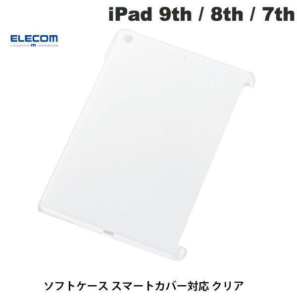 �G���R�� ELECOM iPad 9th / 8th / 7th �\�t�g�P�[�X �N���A TB-A19RUCCR
