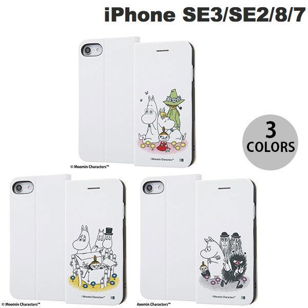 ingrem iPhone SE 第3世代 / SE 第2世代 / 8 / 7 ムーミン 手帳型ケース マグネットタイプ  イングレム