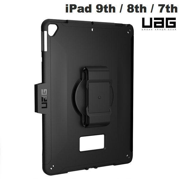 UAG ユーエージー iPad 9th / 8th / 7th SCOUT 耐衝撃ケース スマートキーボード対応 ハンドストラップ付き ブラック UAG-IPD7SHS-BK