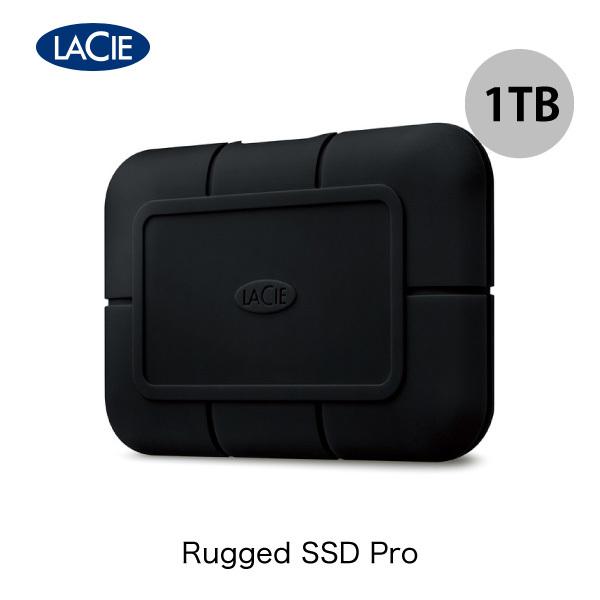 Lacie ラシー 1TB Rugged SSD Pro Thunderbolt 3 USB 3.1 (Gen 2) Type-C 対応 耐衝撃 外付けSSD (ポータブル) STHZ1000800