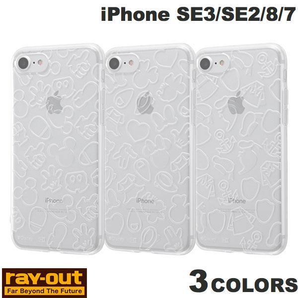 Ray Out iPhone SE 第3世代 / SE 第2世代 / 8 / 7 ディズニー TPUソフトケース キラキラ  レイアウト