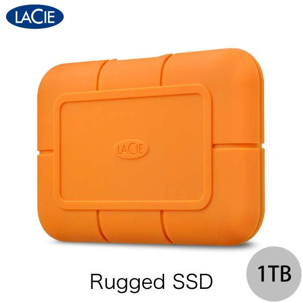 Lacie ラシー 1TB Rugged SSD USB3.1 (Gen 2) Type-C 対応 耐衝撃 外付けSSD (ポータブル) STHR1000800
