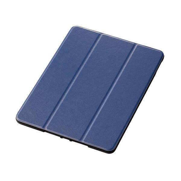 エレコム ELECOM iPad 9th / 8th / 7th フラップケース Apple Pencil収納 スリープ対応 ネイビー TB-A19RSANV