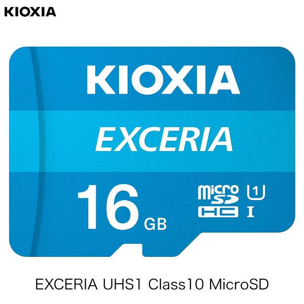 KIOXIA キオクシア 16GB EXCERIA UHS1 Class10 microSDHC アダプタ無 海外パッケージ LMEX1L016GG4