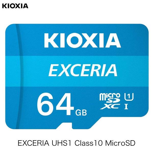 KIOXIA キオクシア 64GB EXCERIA UHS1 Class10 microSDXC アダプタ無 海外パッケージ LMEX1L064GG4