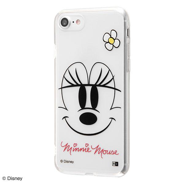 ingrem イングレム iPhone SE 第3世代 / SE 第2世代 / 8 / 7 ディズニーキャラクター ハイブリッドケース Clear Pop ミニーマウス IN-DP24UK/MNM