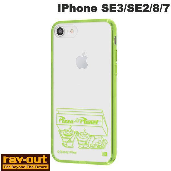 Ray Out レイアウト iPhone SE 第2世代 / 8 / 7 ディズニー・ピクサーキャラクター ハイブリッドケース Charaful エイリアン
