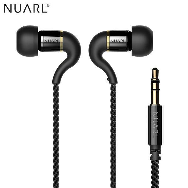 NUARL ヌアール NX3 ハイレゾ カナル型 イヤホン 抗菌イヤピース付属 ブラックメタリック NX3-BM