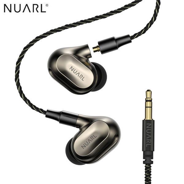 NUARL ヌアール NX1 ハイレゾ カナル型 イヤホン 抗菌イヤピース付属 ゴールド NX1-GD