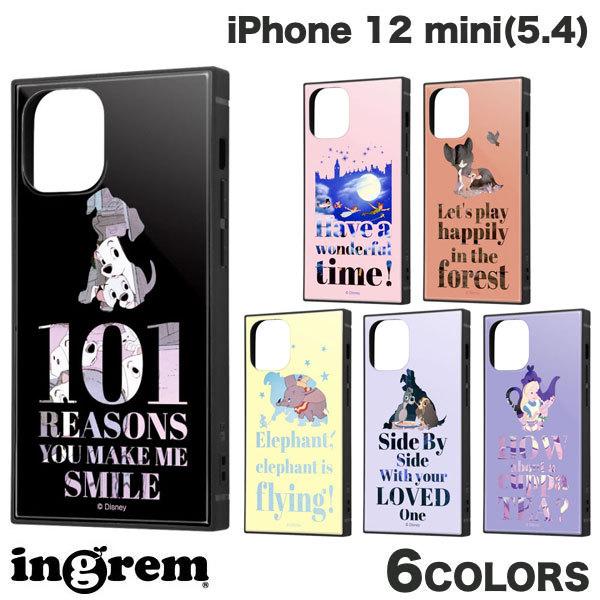 ingrem iPhone 12 mini ディズニーキャラクター 耐衝撃ハイブリッドケース KAKU Famous scene イングレム