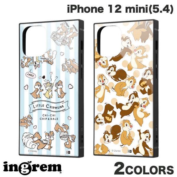 ingrem iPhone 12 mini ディズニーキャラクター 耐衝撃ハイブリッドケース KAKU チップとデール  イングレム