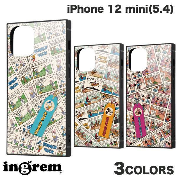 ingrem iPhone 12 mini ディズニーキャラクター 耐衝撃ハイブリッドケース KAKU comic イングレム
