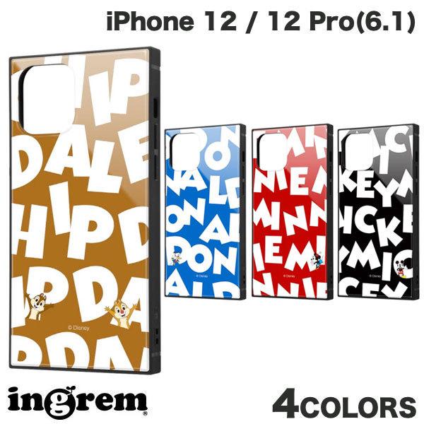 ingrem iPhone 12 / 12 Pro ディズニーキャラクター 耐衝撃ハイブリッドケース KAKU I AM イングレム