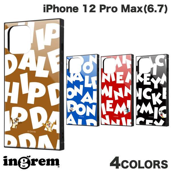ingrem iPhone 12 Pro Max ディズニーキャラクター 耐衝撃ハイブリッドケース KAKU I AM イングレム