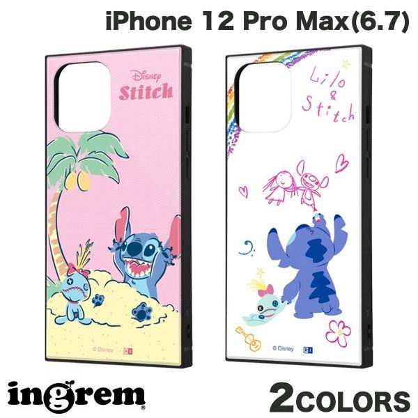 ingrem iPhone 12 Pro Max ディズニーキャラクター 耐衝撃ハイブリッドケース KAKU リロ&スティッチ  イングレム