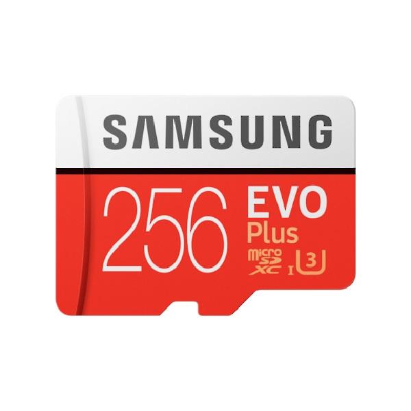 SAMSUNG サムスン 256GB microSDXCカード EVO Plus 2020 U3 Class10 UHS-I 対応(SD変換アダプタ付) 海外パッケージ MB-MC256HA