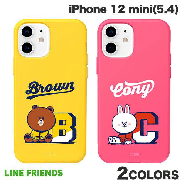 LINE FRIENDS iPhone 12 mini VARSITY COLOR SOFT ラインフレンズ