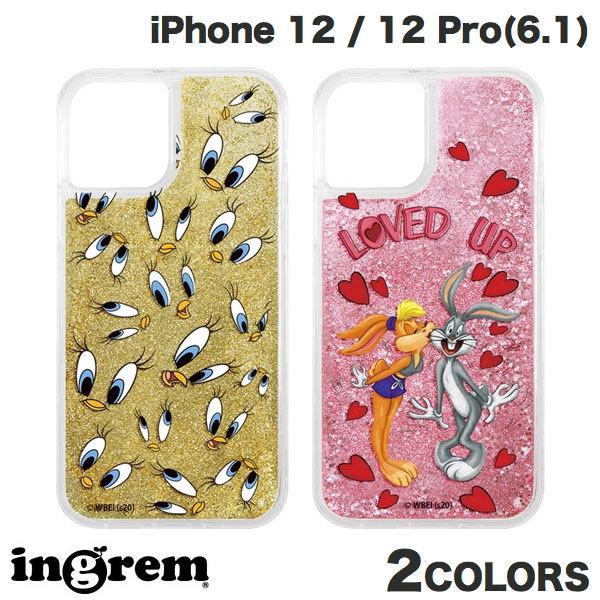 ingrem iPhone 12 / 12 Pro ルーニー・テューンズ ラメ グリッターケース イングレム