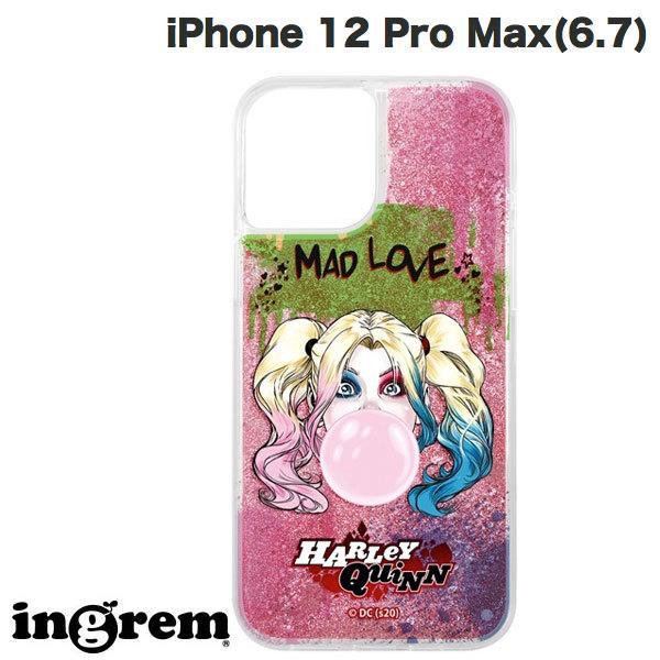 ingrem イングレム iPhone 12 Pro Max バットマン ラメ グリッターケース ハーレー・クイン IJ-WP28LG1P/BM003